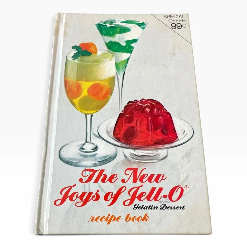 The New Joys of Jell-O Brand Gelatin Dessert Recipe Book Vintage 1960s 70s
